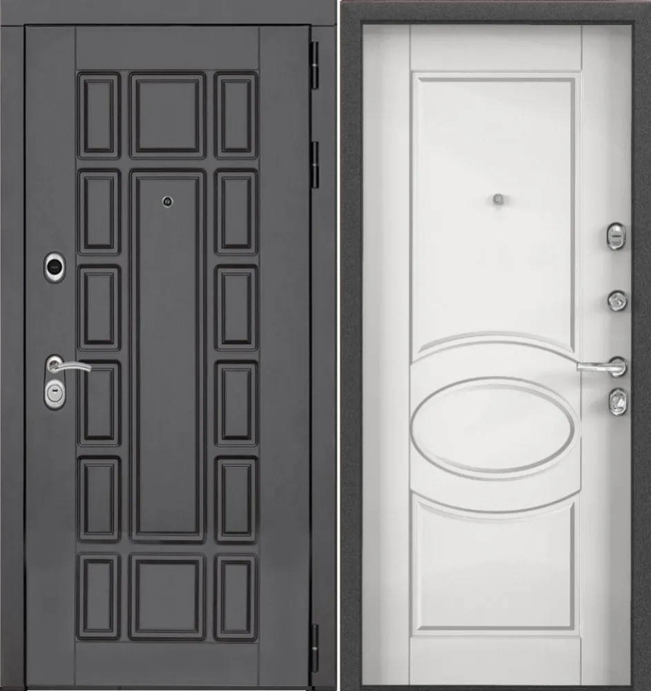 Дверь Цербер 3К Чёрный муар Спарта Венге Сменная панель DIS006482